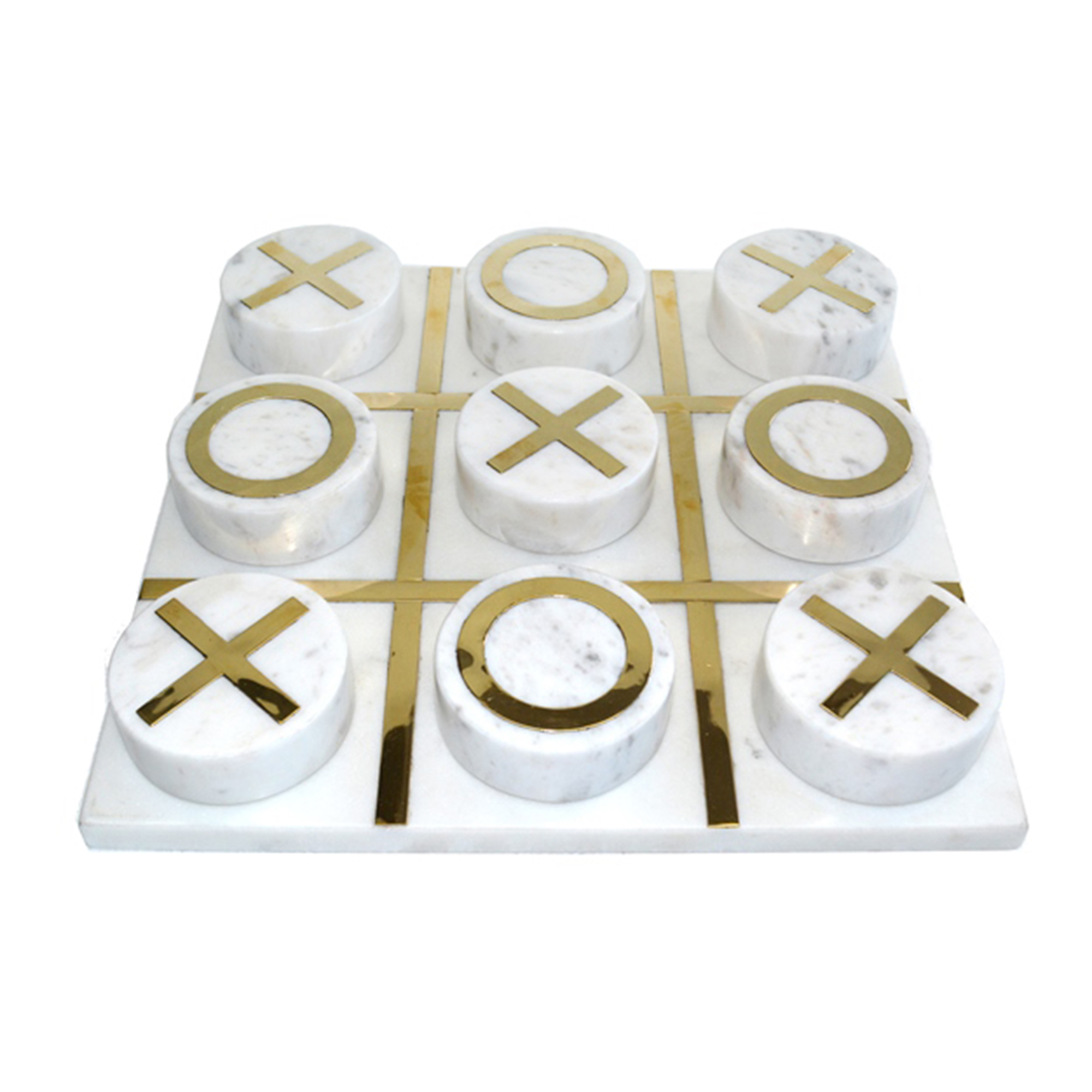 Sagebrook Home Marble 12x12 Tic-tac-toe & Reviews - Becca's Home